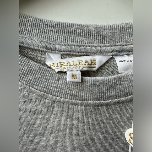 Shiraleah 100% Cotton Fleece “Weekend” Sweatshirt - Light Heather Grey - Medium - Picture 6 of 8